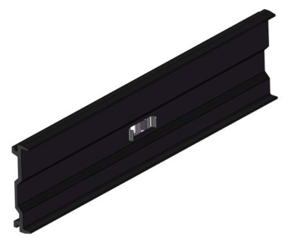 Splice for Elite Rail PVezRack, Black Anodized